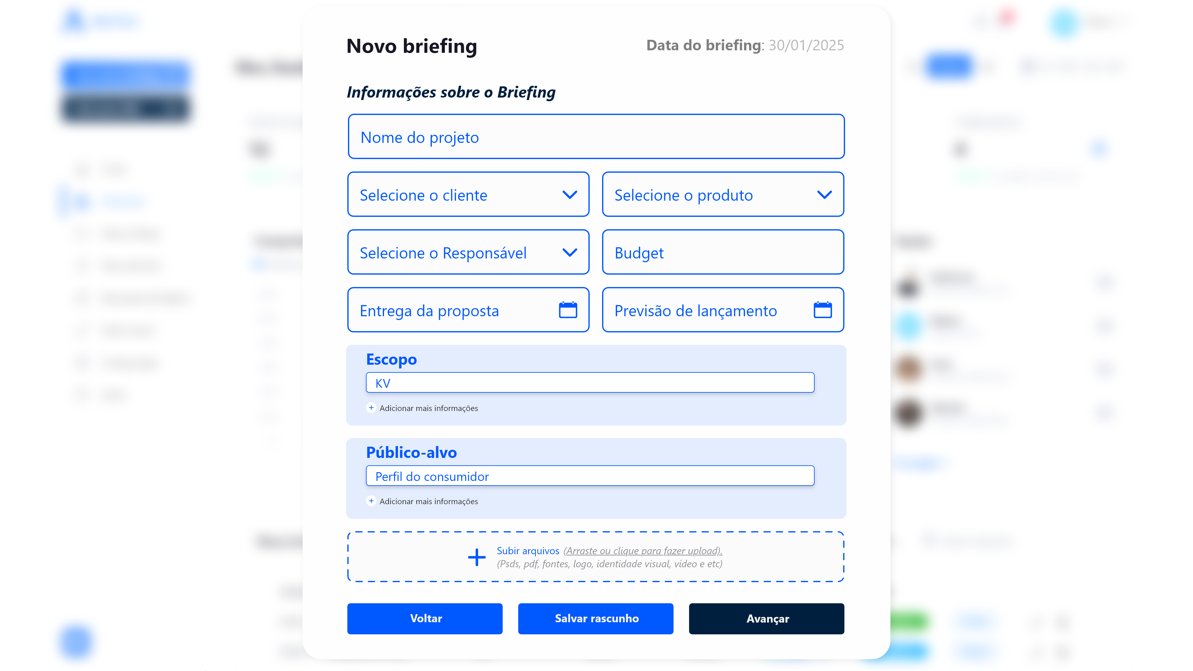 Novo Briefing